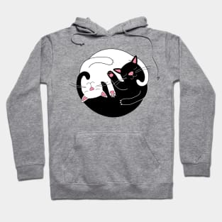 yin yang cats Hoodie